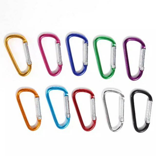 carabiner aksesoris warna anodize