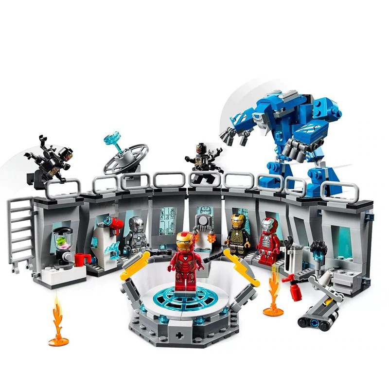 Mainan Lego SuperHeroes Iron Man Sets Building Blocks Compatible Legoinglys Marvel Avengers Endgame
