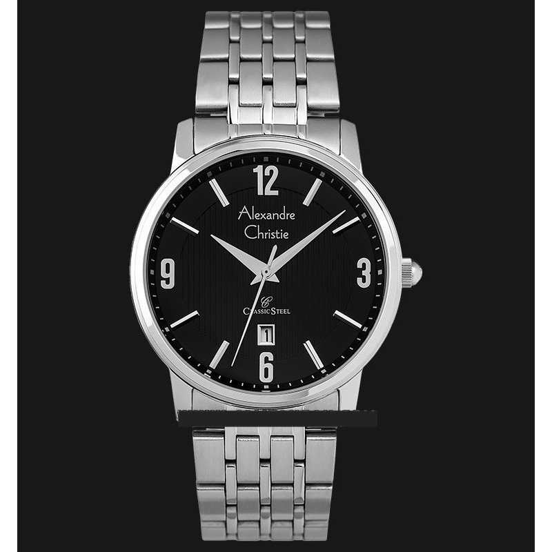 Alexandre Christie AC 8327 MD BSSBA Men SILVER Black