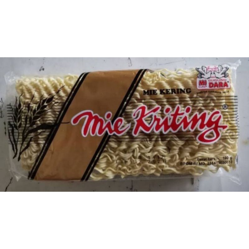 

MIE KERING MIE KRITING CAP MI BURUNG DARA 230g