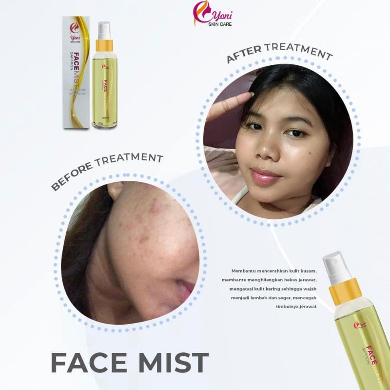 Facemist saffron yoniskincare 100ml