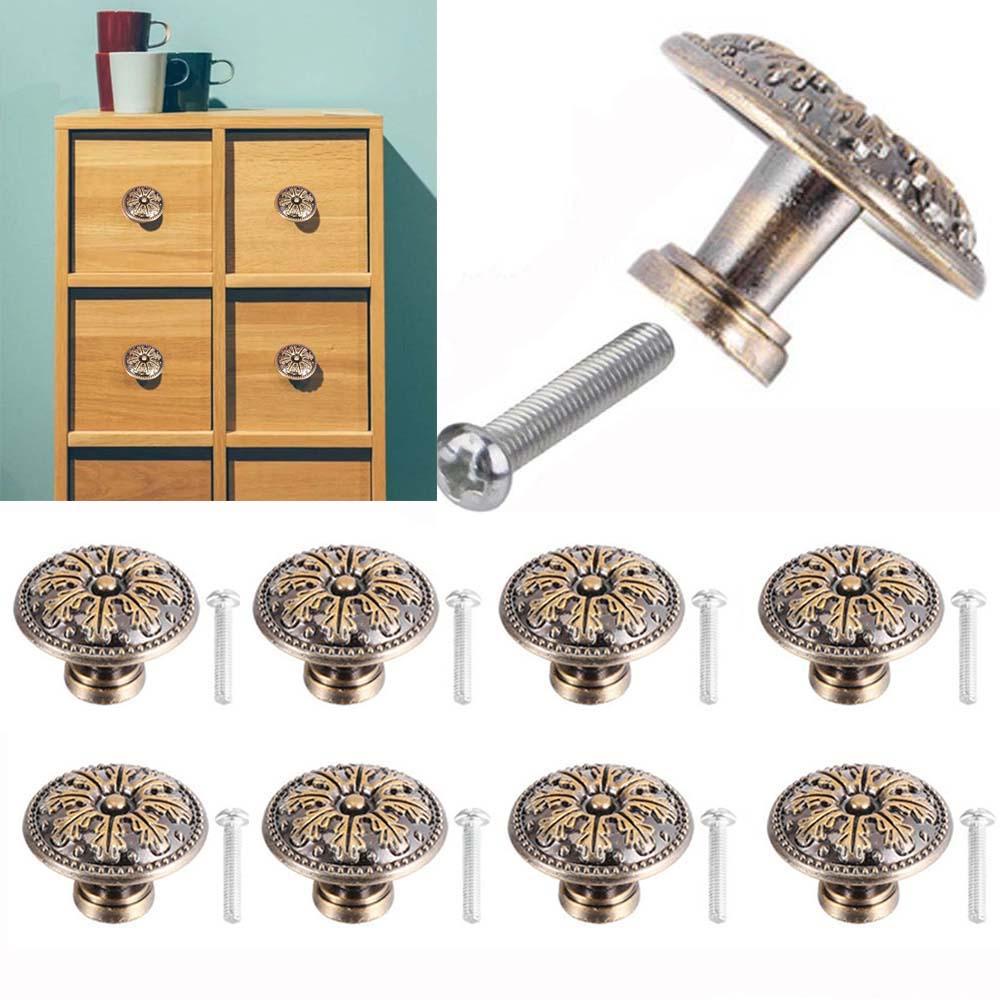 【 ELEGANT 】 Knob Pintu Lemari Kabinet Vintage Eropa Handle Laci Lemari Bulat