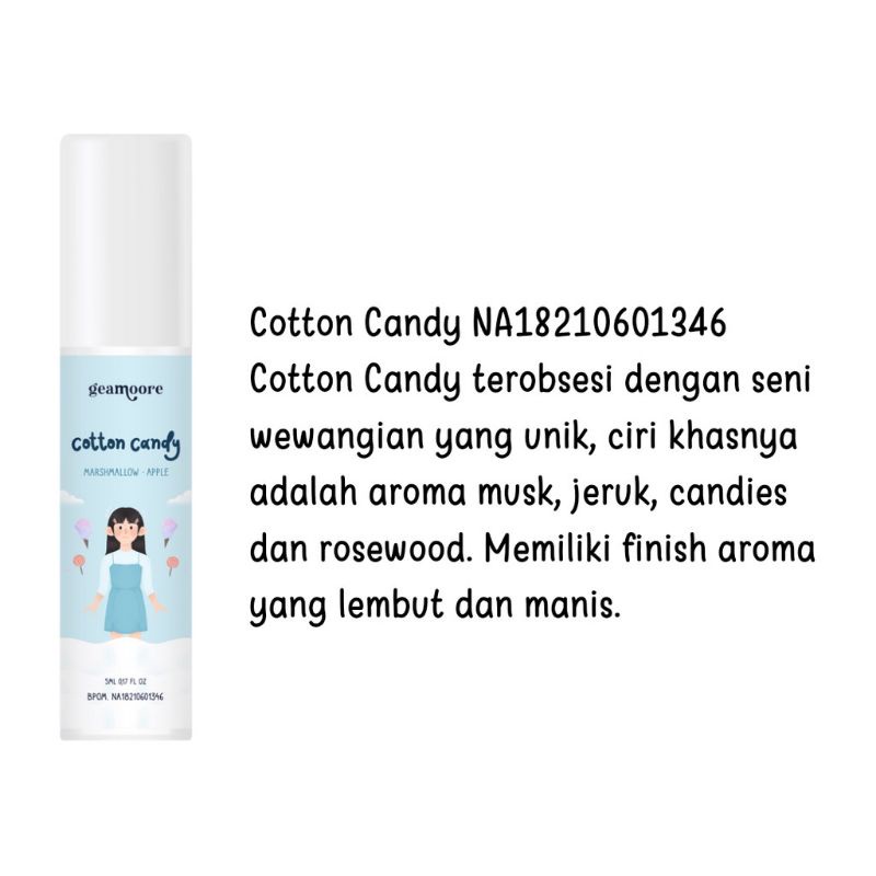 Parfum Geamoore Roll On 6 ml &amp; 5mL BPOM tahan lama