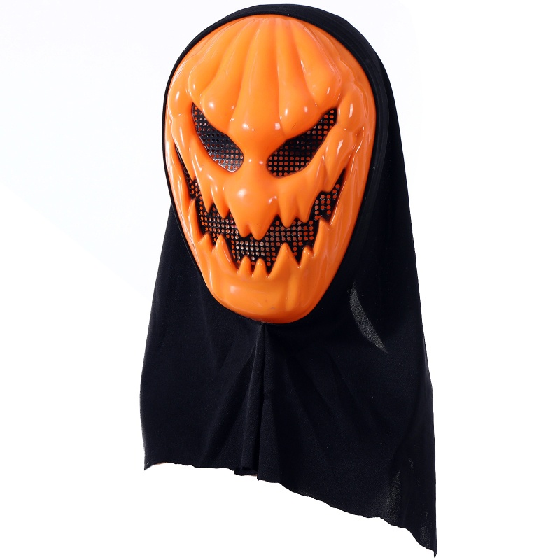 Zzz Topi Turban Model Labu Halloween Warna Oranye