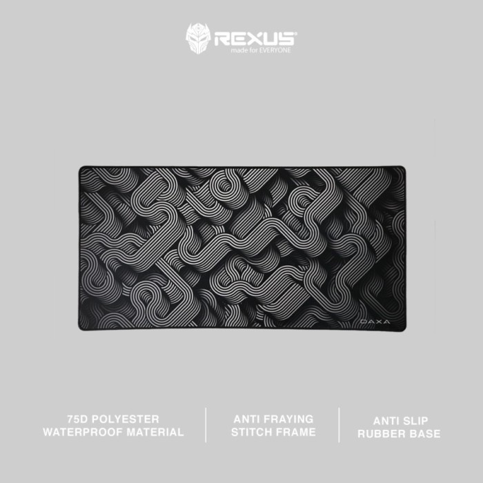 Rexus Daxa Retro XL Mousepad Mousemat Deskmat Gaming Extended Cloth