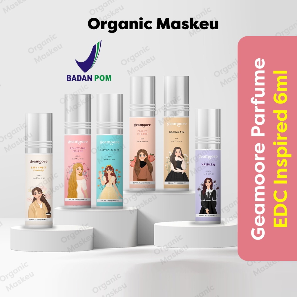 (BPOM) BPOM GEAMOORE PARFUM INSPIRED 6ML DAN 30ML (KEMASAN BARU)