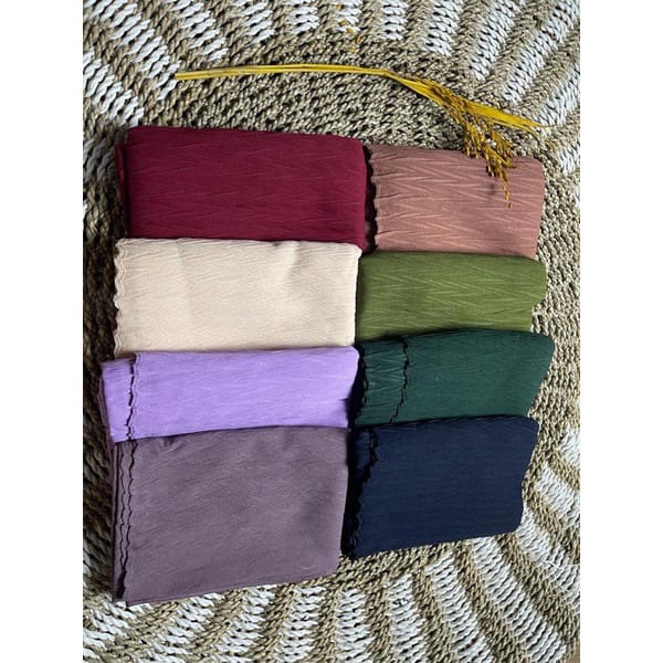 Grudung Full padi PASHMINA PLISKET PADI V / ZIGZAG /AKAR BAMBU / FULL CERUTY BABYDOLL Tanpa garis