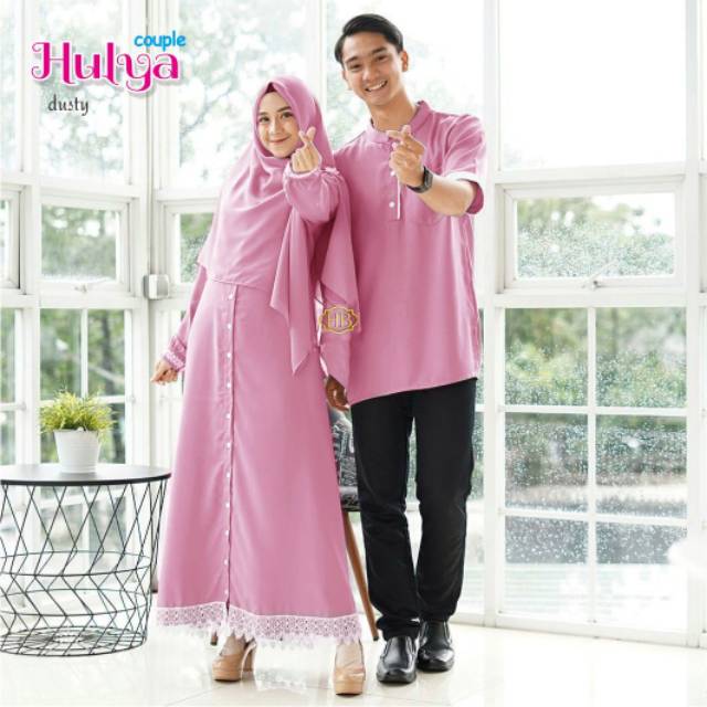 COUPLE HULYA SET ,COUPLE KELUARGA MUSLIM