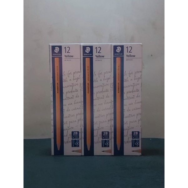 

Pensil Staedler 2B Yellow / Pensil sekolah staedler kuning 2B