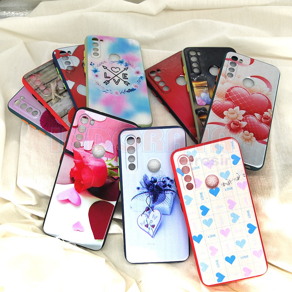 SOFTCASE XIAOMI NOTE 8 9 9PRO REDMI 8 9A 9C SOFTCASE MOTIF GANTUNGAN RANDOM