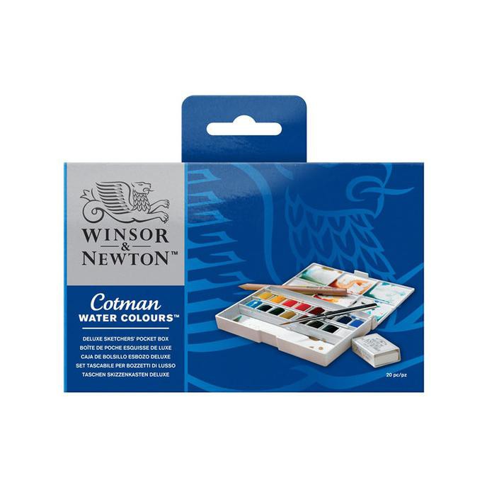 

New! Cotman Water Colours Deluxe Sketchers' Pocket Box Murah