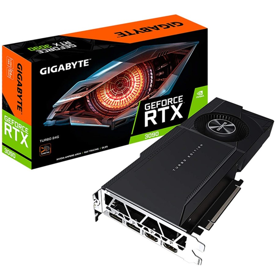 Jual GIGABYTE GEFORCE RTX 3090 TURBO 24GB GDDR6X GV-N3090TURBO-24GD