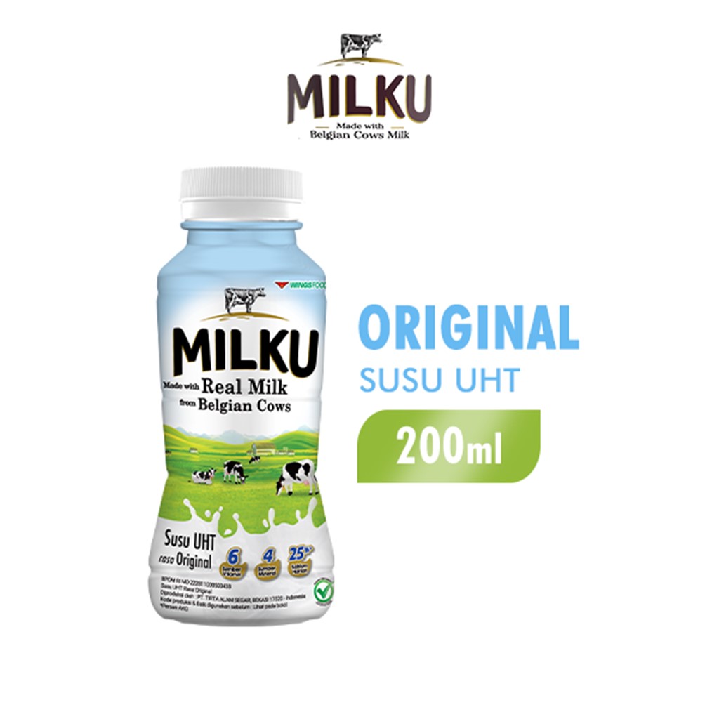 Milku Susu UHT Original 200 ml