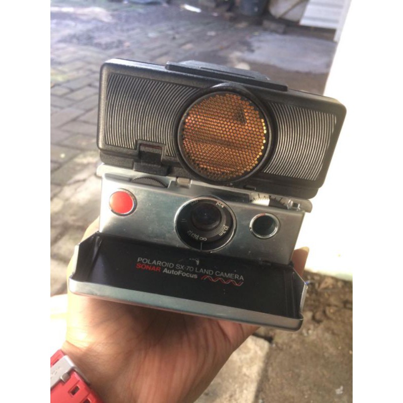 Polaroid SX 70 Land camera Sonar autofocus Sx-70 Langka colector item rare