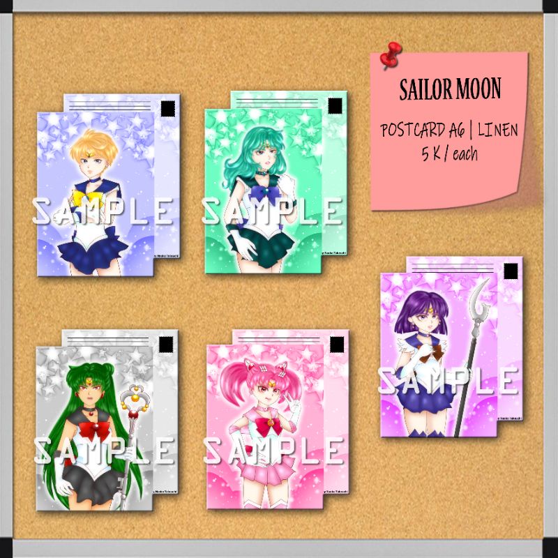 

POSTCARD SAILOR MOON (SATUAN)