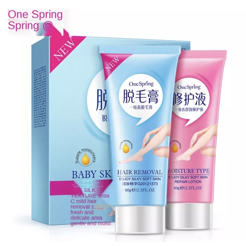 ONE SPRING HAIR REMOVAL CREAM