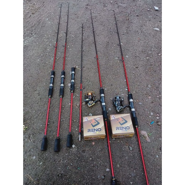 Set pancing laut kustom pe 1-2  solid 180cm dan Reel Daido 2000