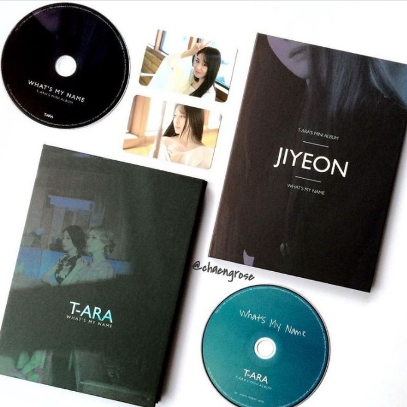 T-ARA - What's My Name Jiyeon & Group Ver Photocard Jiyeon Official Super Rare