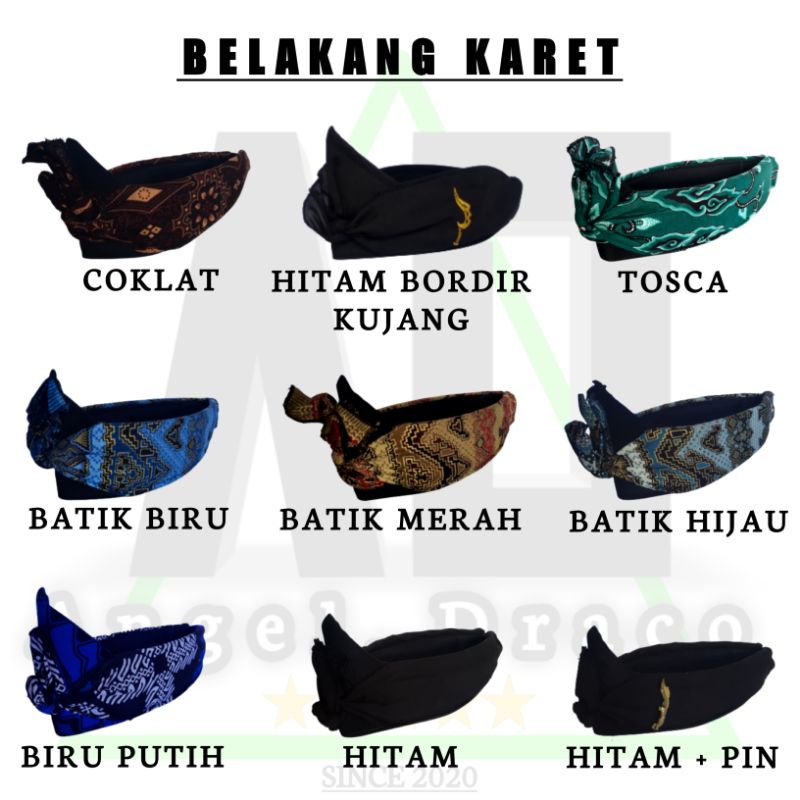 IKET SUNDA  MURAH TERLARIS / TOTOPONG / IKET KEPALA / PIN KUJANG