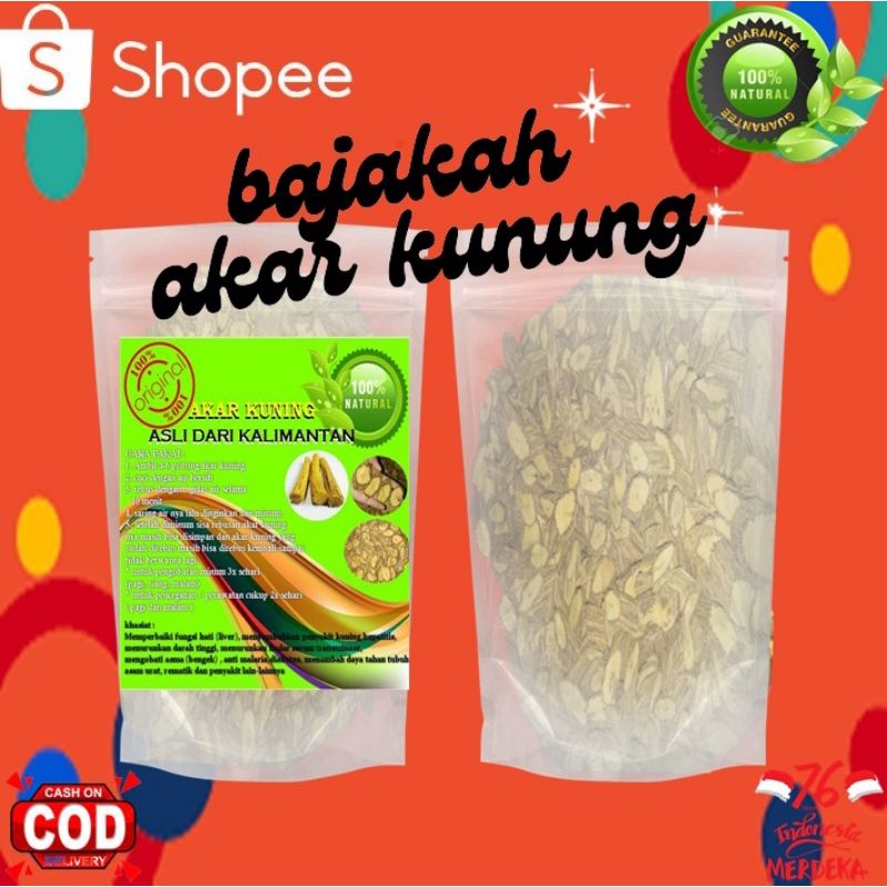 

Akar kuning asli Kalimantan netto 500gram