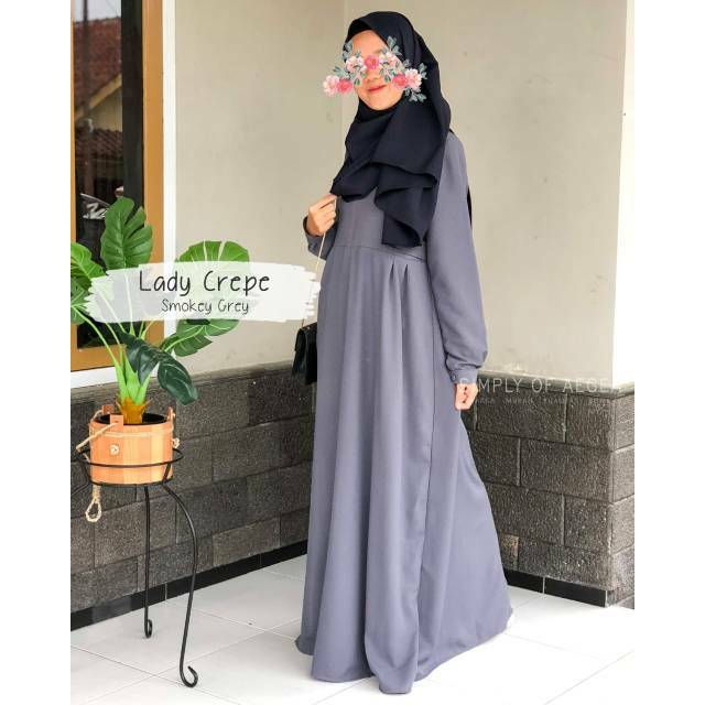 Gamis Lady Crepe - Simply of Aegea (SAE)