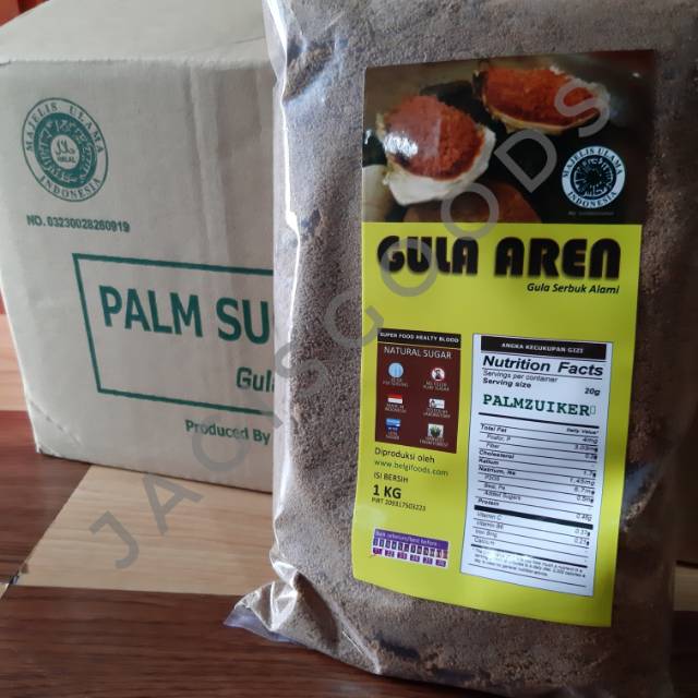 

GULA AREN PALM SUGAR 100% ORGANIK HALAL 1KG