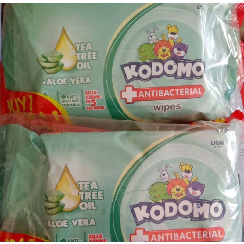 Tisu Basah Mitu/Mitu baby wipes 50+50+10/KODOMO TISU BASAH BUY 1 GET 1