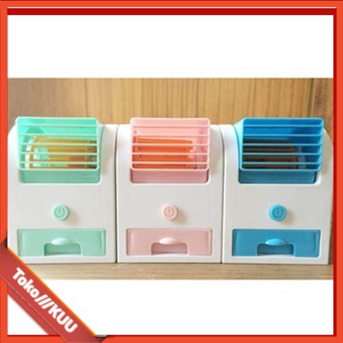 Mini Fan Air Conditioning Portable - AC Duduk Kipas Angin Bladeless Fan Kabel usb  500gr