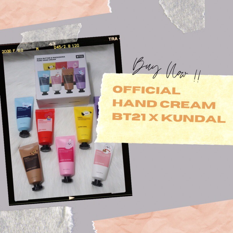 [READY STOCK SHARING] BT21 x KUNDAL HAND CREAM