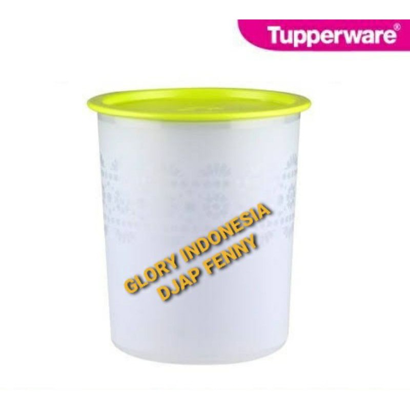 Medium Mosaic Canister TUPPERWARE ( Warna Hijau )