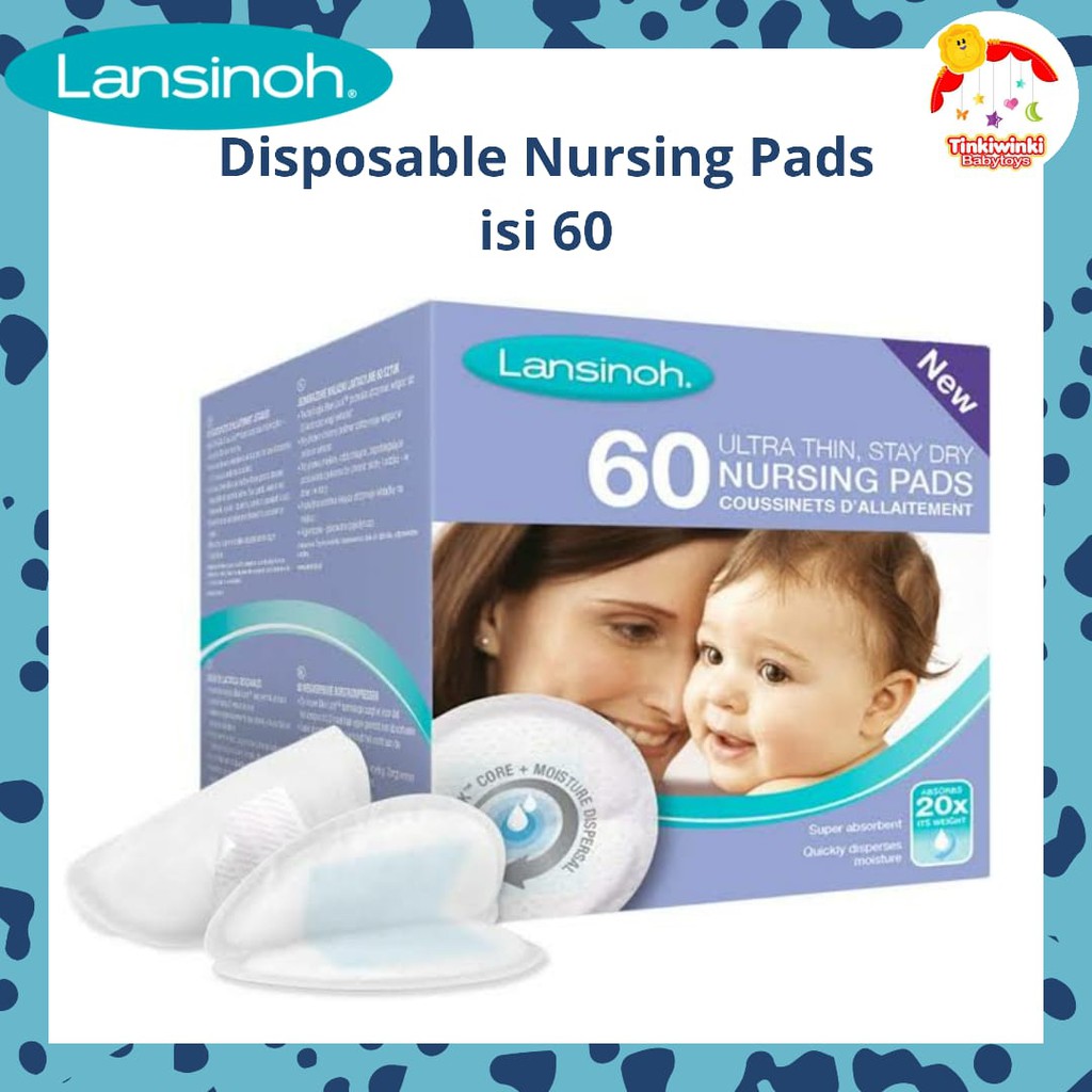 LANSINOH Disposable Nursing Pads isi 60
