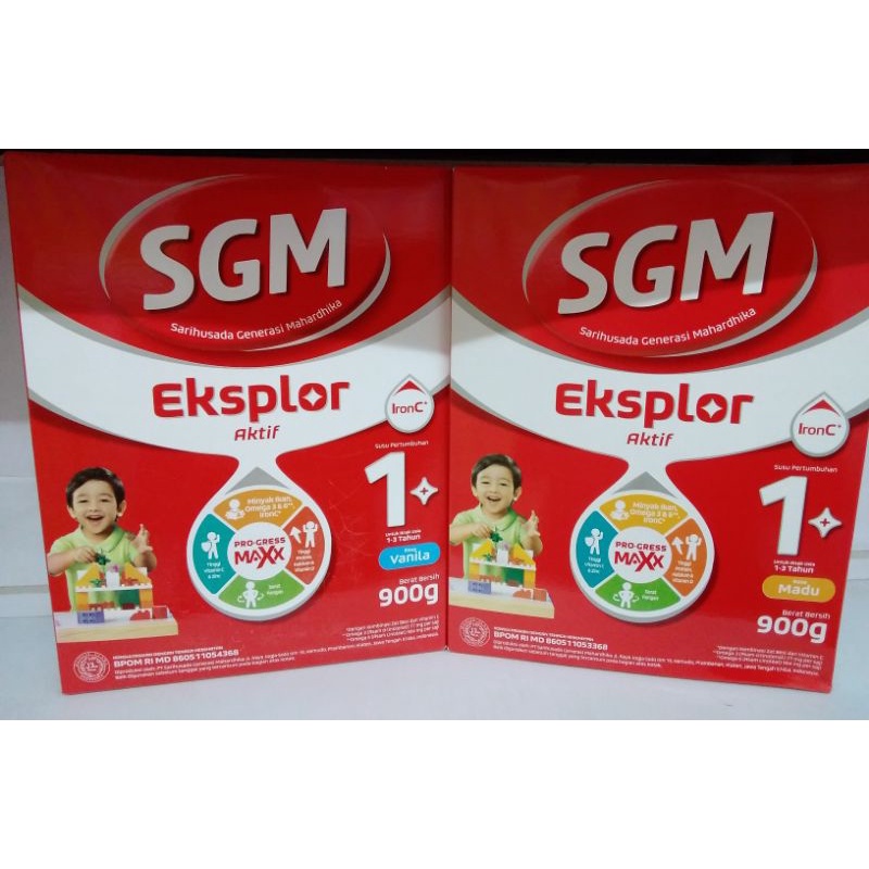 

SGM EKSPLOR 1+ 900GR Rasa Vanilla dan Madu