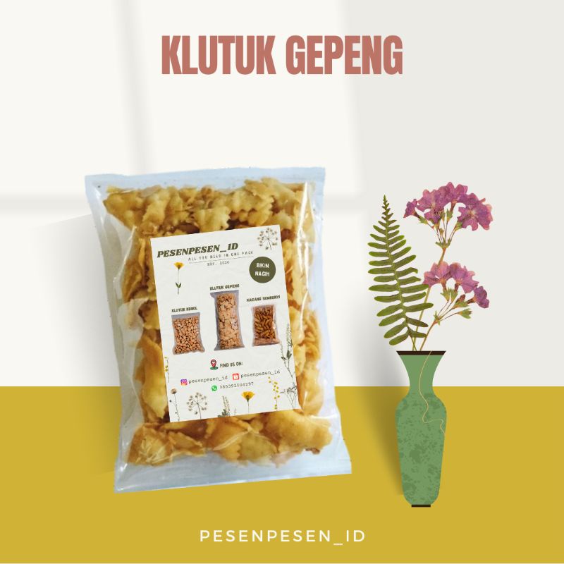 

Klutuk Gepeng/Pangsit/Keripik Bawang