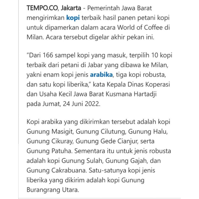 

RB22 Arabica Specialty / HALU HONEY / MILAN WORLD OF COFFEE 2022