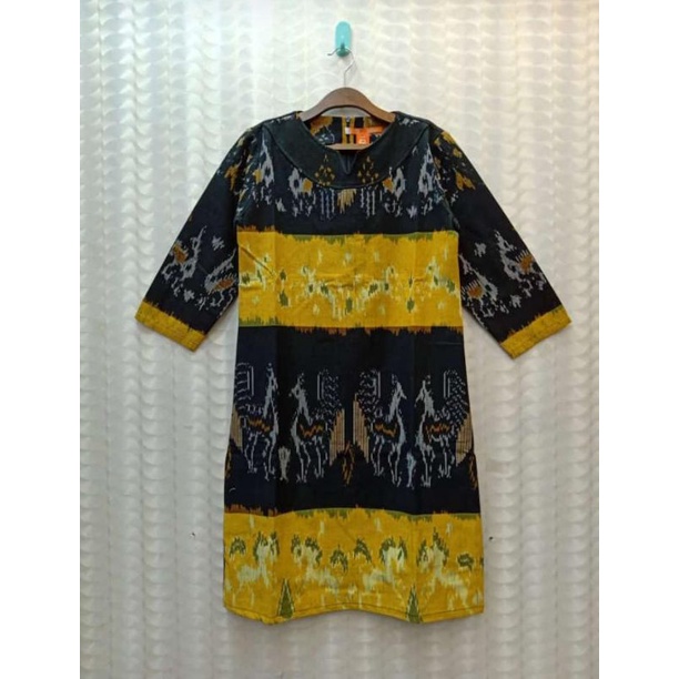 Dress tenun motif Sumba--NTT/dress tenun