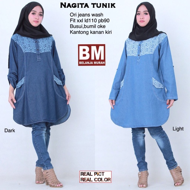 Grosir Murah Namita slavina tunik