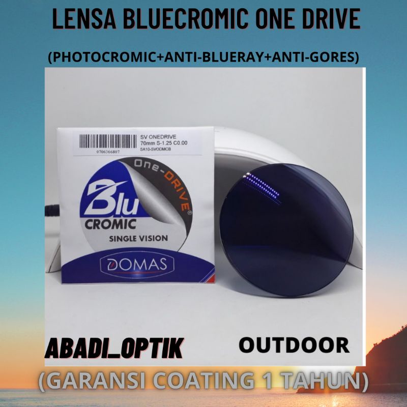 LENSA BLUECROMIC ONE DRIVE DOMBA MAS, KACAMATA BLUECROMIC NIGHT DRIVE LENSA BLUECROMIC OPTI FOG