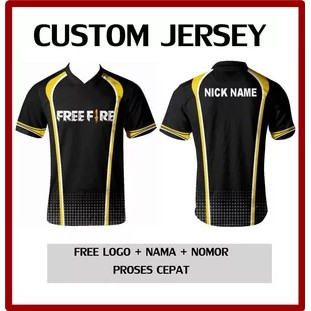 Baju Kaos Jersey Gaming Free Fire 479 Printing Custom - Baju Esports Gamers Custom