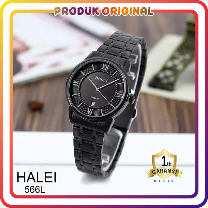COD GARANSI 100% PRODUK ORIGINAL JAM TANGAN WANITA HALEI ORIGINAL 566 TAHAN AIR ANTI KARAT