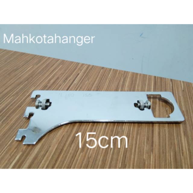 Bracket Pipa Multifungsi H15 | Daun breket pipa kotak dan pipa bulat 15cm