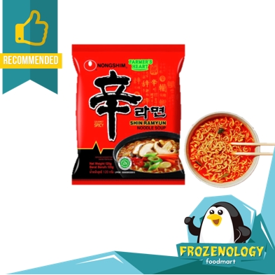 

Nongshim Shin Ramyun Korea Noodle Soup Spicy Mushroom Halal Siap Olah