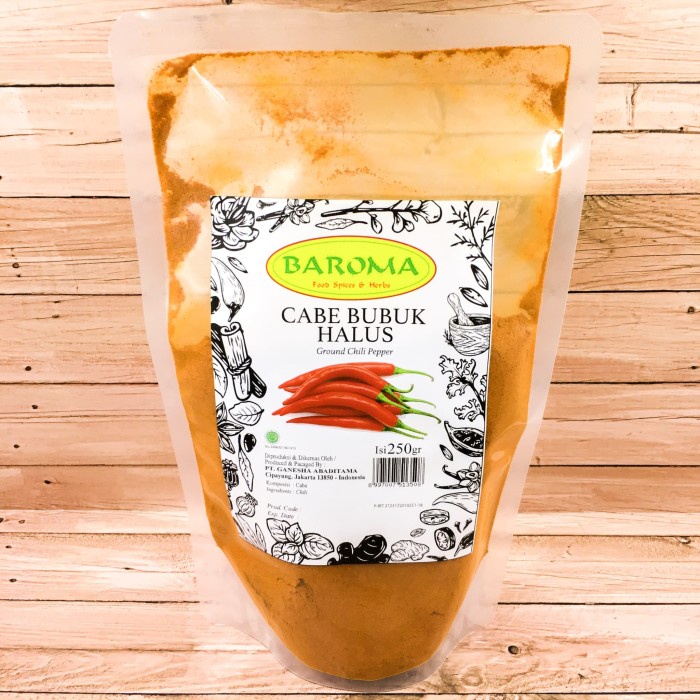 

Cabai Bubuk Halus / Chili Powder 250gr - Baroma Bumbu Rempah