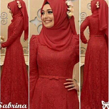 Jo01 Gamis Muslim Wanita / Dress Fashion Wanita Syair'I Terbaru Kb11