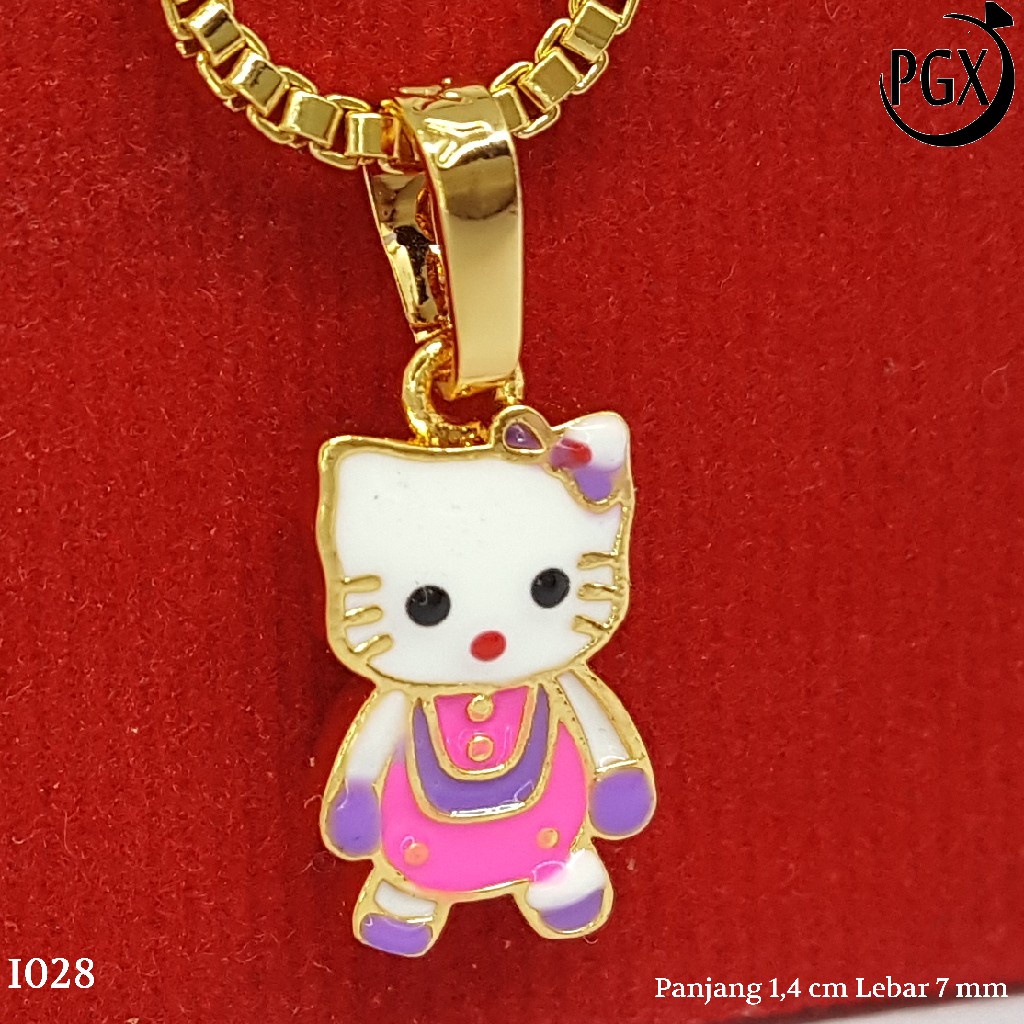 PGX Liontin Kalung Xuping Wanita Aksesoris Fashion Perhiasan Lapis Emas  - I028