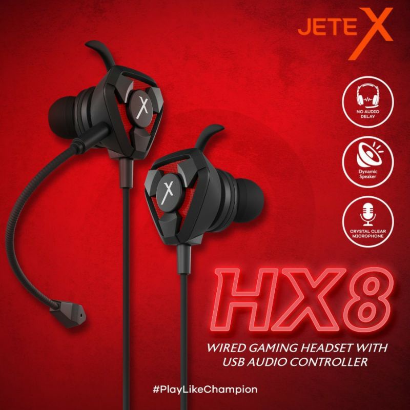 Earphone | Earbuds | Headset Gaming with Mic JETEX HX8