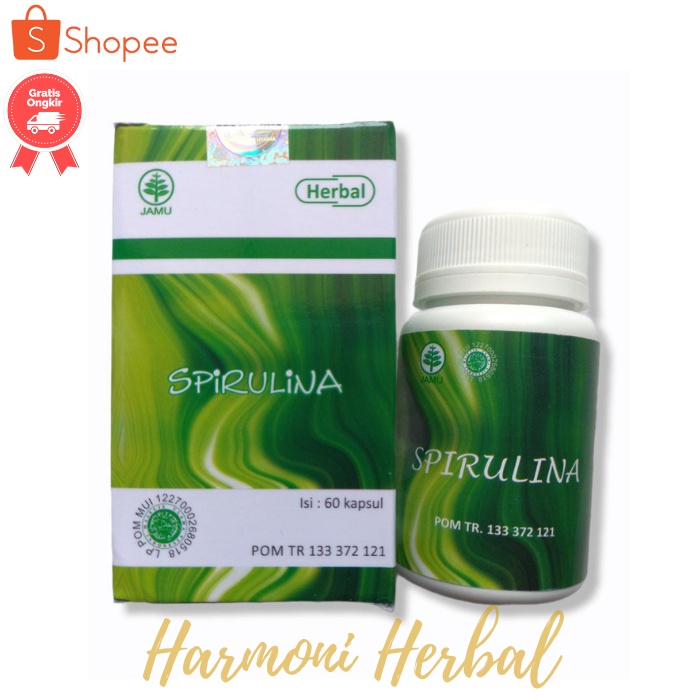 Kapsul Spirulina Herbal Indo Utama 60 Kapsul