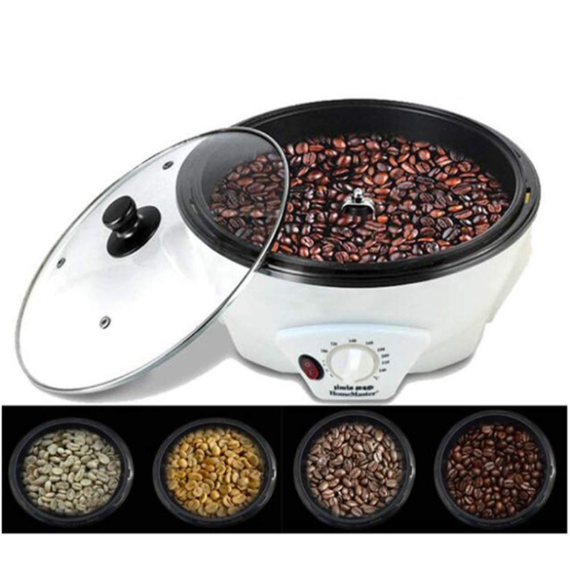 Mi.more Listrik 800G Coffee Bean Roasting Machine Mesin Kopi Espresso Maker Alat Murah Otomatis Grinder