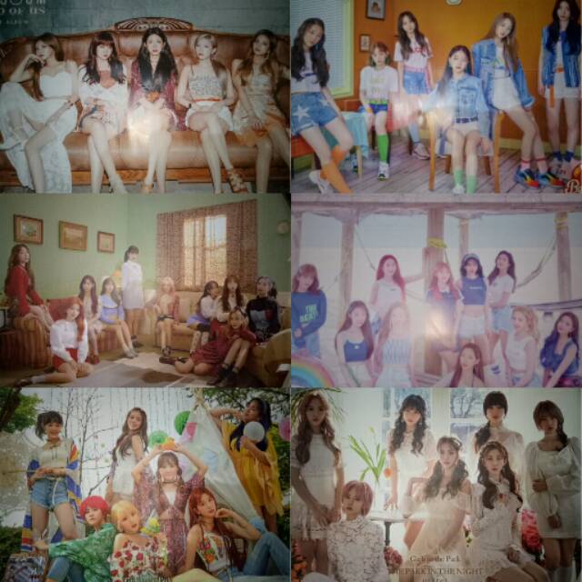 FOR SALE OFFICIAL POSTER KPOP ALBUM WJSN / GWSN / LABOUM / CHERRYBULLET