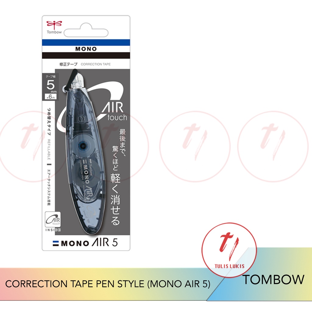 

Correction Tape / Tip Ex Kertas Pen Style Tombow Mono Air Touch Technology
