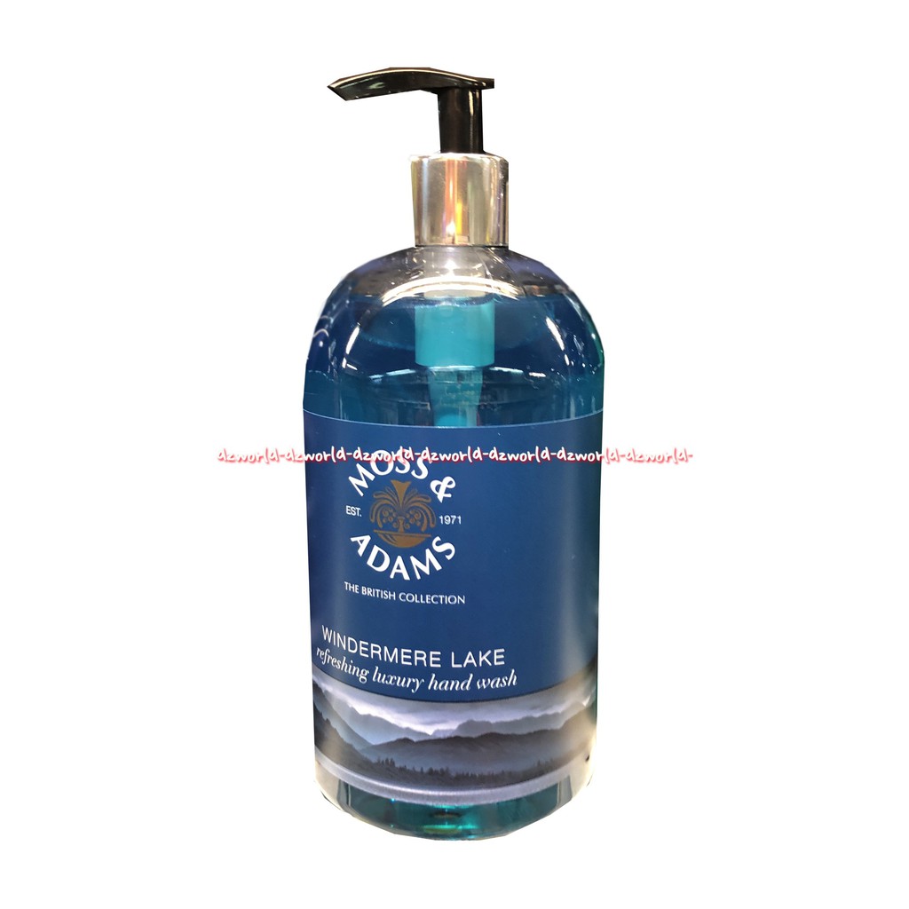 Moss &amp; Adams Kensington 500ml Gardens Relaxing Luxury Hand Wash 500ml Sabun Cuci Tangan Cair Moss Adams Kengsington Handwash